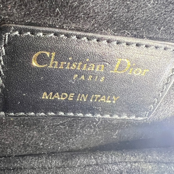 Authentic Christian Dior Mini Saddle bag in Black Calfskin Leather - Picture 11 of 14